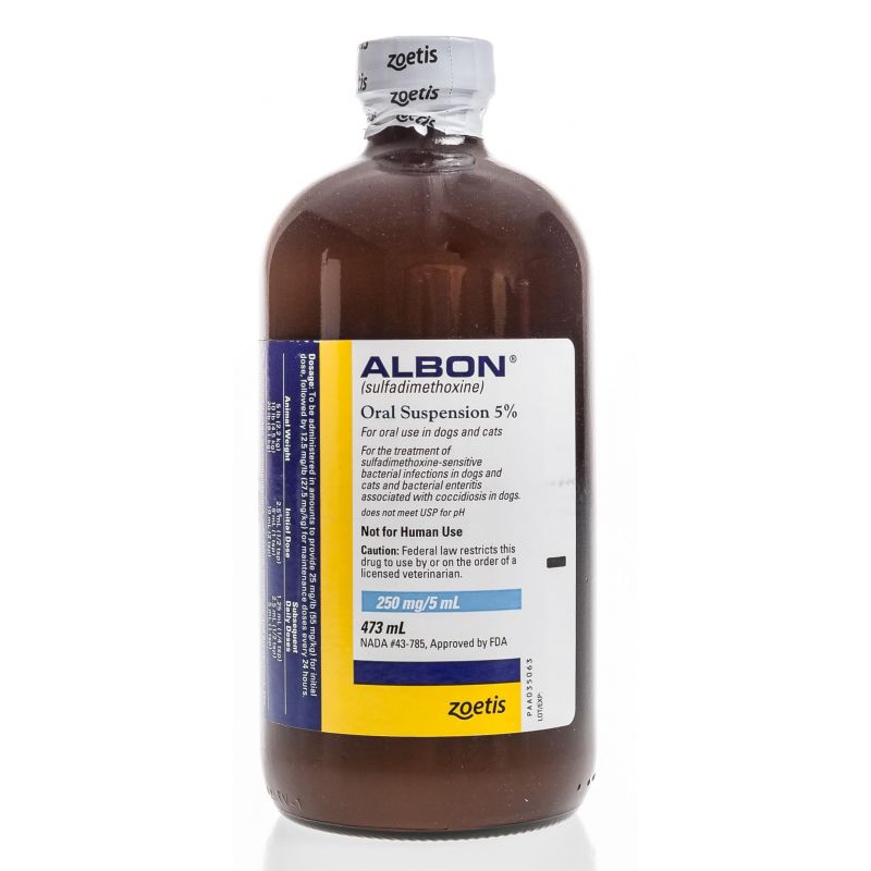 Albon® Oral Suspension 5 Santa Cruz Animal Health