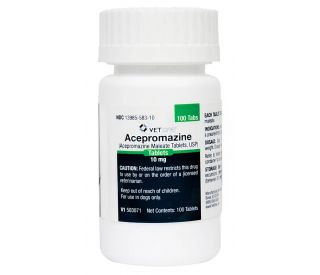 Acepromazine Maleate for Dogs, 10 mg, 100 ct packaging 405121 