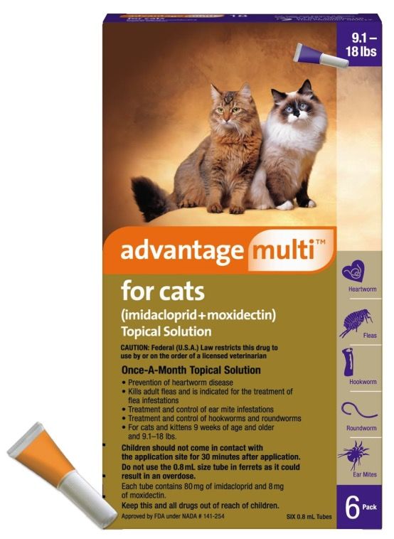 Advantage Multi® for Cats Santa Cruz Animal Health