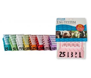 Allflex Global Ear Tag, 3" x 2.25", Large, Pink, [1-25] product and packaging 326891 