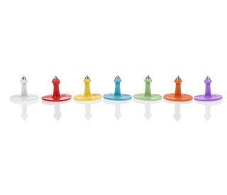 Allflex Global Small Male Buttons, Purple, 25 ct product contents 328200 