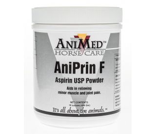 AniPrin F Aspirin USP Powder, 16 oz (454 gm) packaging 324482