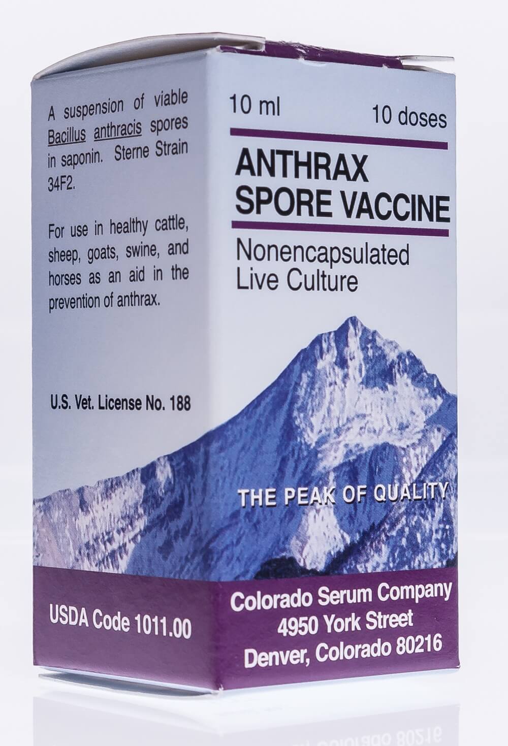 Anthrax Spore Vaccine | Santa Cruz Animal Health