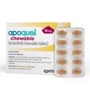 Apoquel Chewable (oclacitinib), 16 mg, 100 count-pack product and packaging 416684