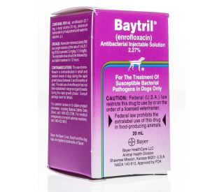 azium baytril b12 injection Baytril® Injectable Solution 2.27%