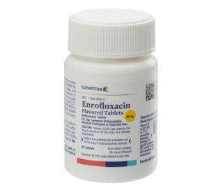Enrofloxacin Tablets, 68 mg, 50 ct packaging 329921