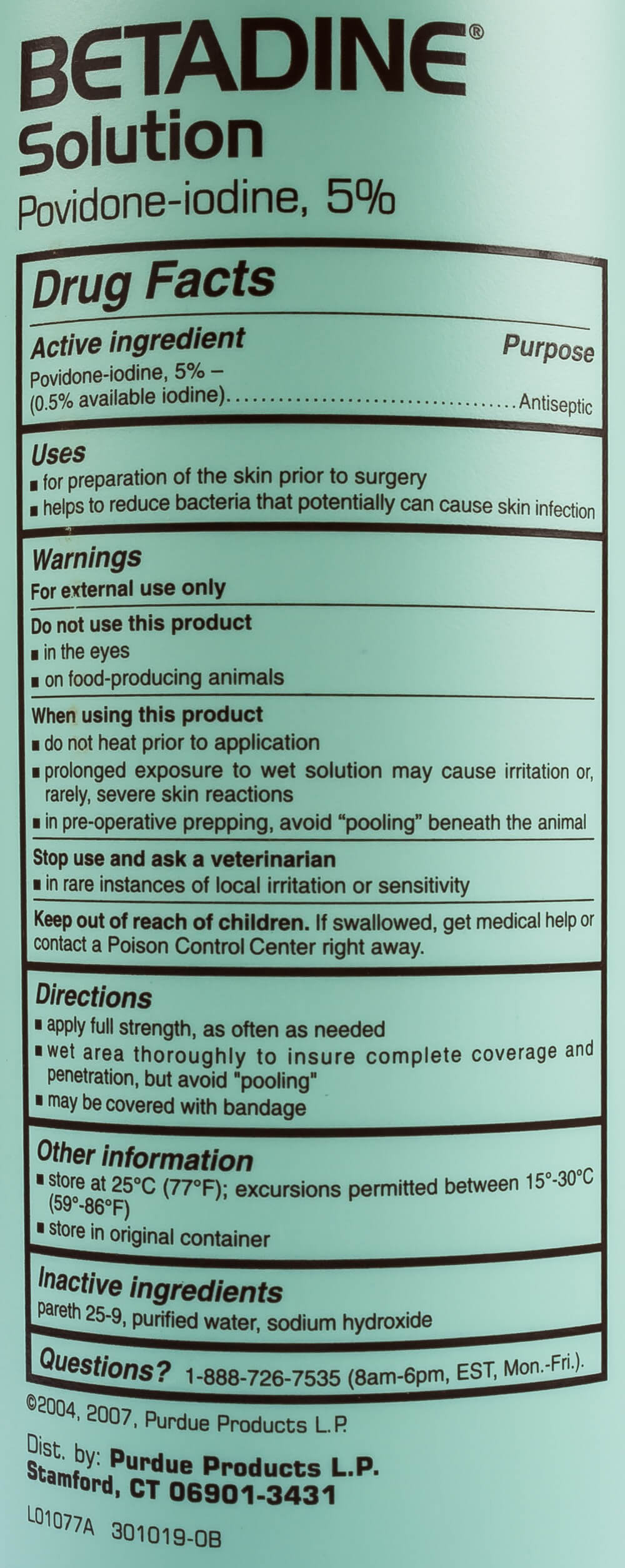 Betadine® Solution Santa Cruz Animal Health