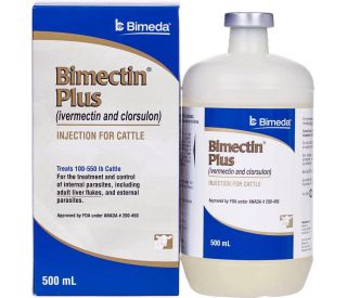 Bimectin Plus Injection for Cattle, 500 ml product and packaging 417016 