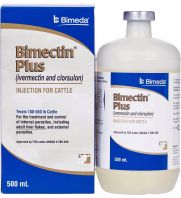 Bimectin Plus Injection for Cattle, 500 ml product and packaging 417016