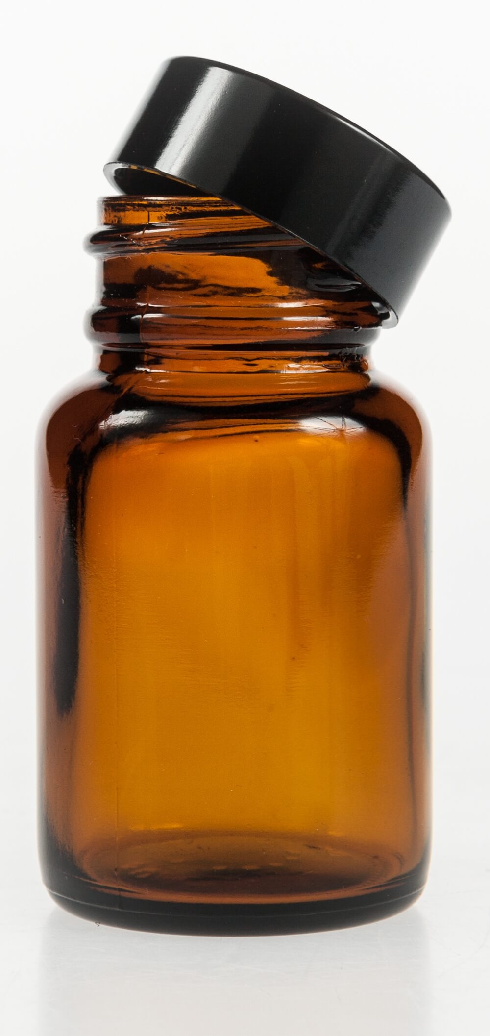Amber Glass Bottles, Wide Mouth – CrystalCruz® | Santa Cruz Animal