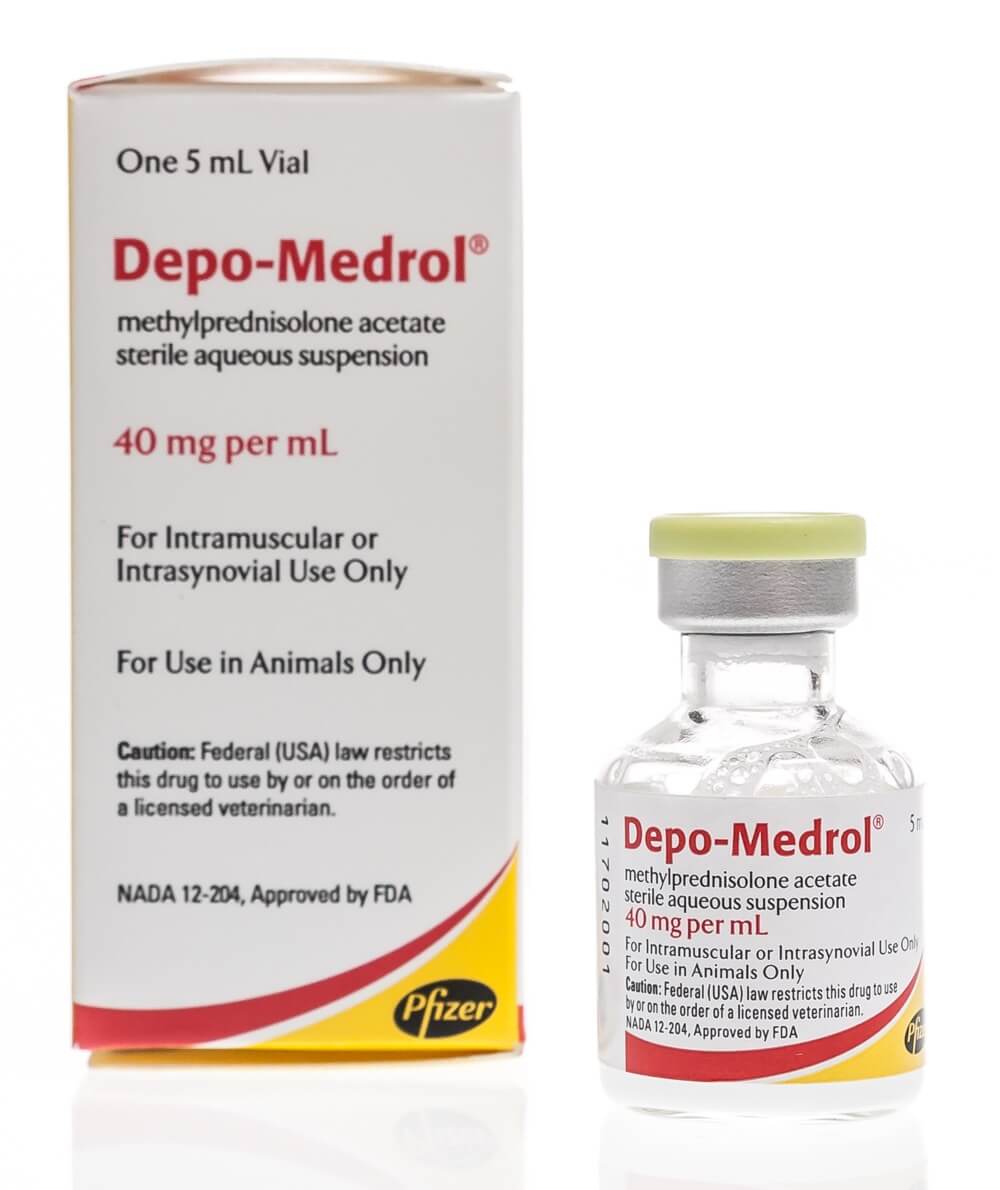 depo medrol preferred injection site