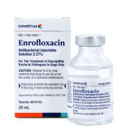 Enrofloxacin injectable 2.27%, 20 ml product and packaging 417103