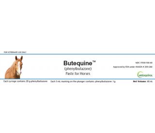 Bute Paste (phenylbutazone), 20 g, 60 ml packaging 404976 