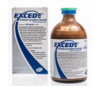 EXCEDE Cattle-Equine 200 mg, 100 ml packaging 329948 