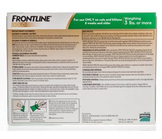 Frontline gold outlet feline