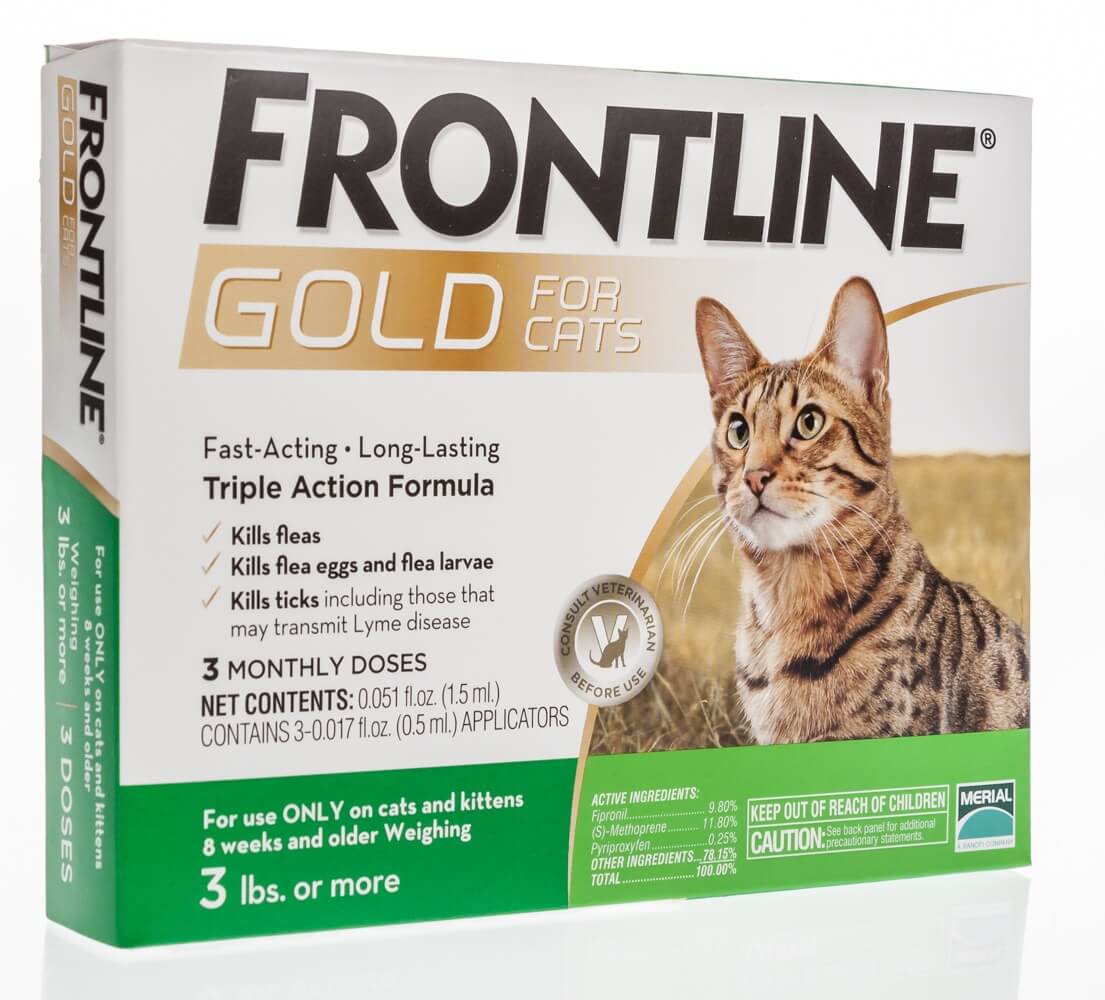 Frontline gold for cats side effects sale