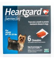 Heartgard for Dogs, Blue, up to 25 lbs, 68 µg,...