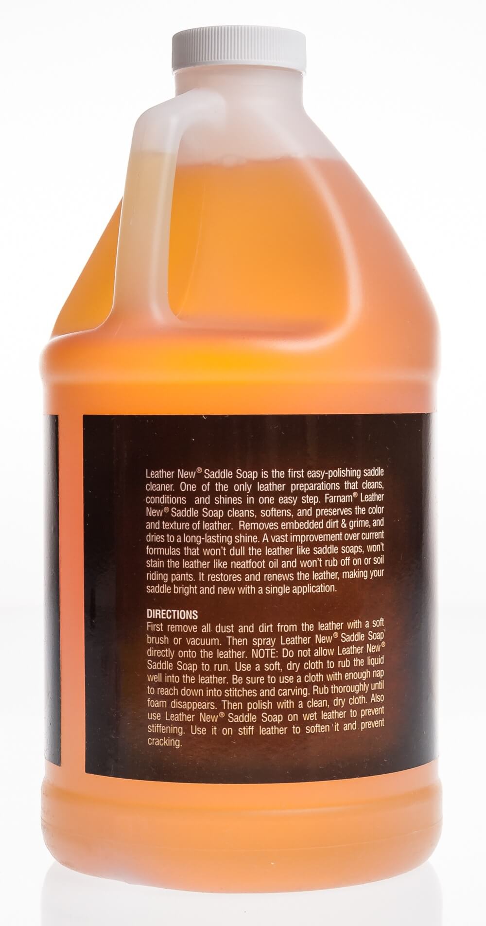 Sapone Per Sella FARNAM Leather New 16 Oz - Pulizia E Lucidatura Pelle Cavallo - Foto 2