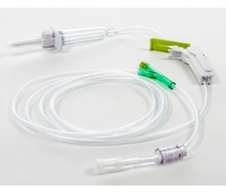 LifeShield Primary I.V. Line, 80" product contents 323682 