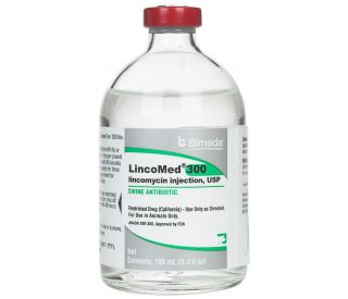 LincoMed 300 injection for swine, 100 ml product contents 416294 