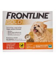 Frontline<sup>®</sup> Gold for Dogs, 5-22 lbs, 3 ds/pk: sc-516121...