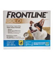 Frontline Gold for Dogs, 23-44 lbs, 6 ds-pk packaging 362716