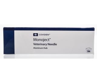 Monoject Veterinary Needle Aluminum Hub, 16G X 1, 100/box