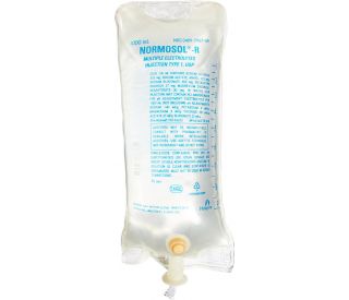 Normosol-R Electrolyte Injection Solution, 1000 ml packaging 400414