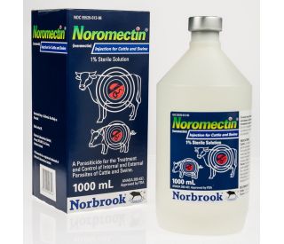Noromectin Injection for Cattle and Swine,1000 ml packaging 326409 