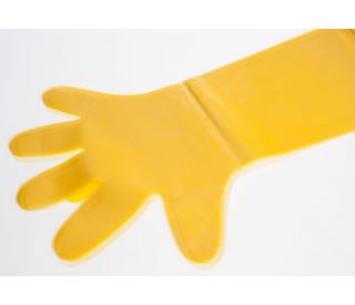 OB MaxiSleeve, Yellow, Sterile, 39" Shoulder Length, 1.10 mil, 12-pk packaging 345524 