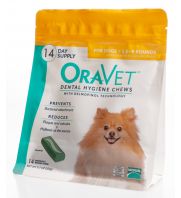 Oravet Dental Chew, XS, up to 10 lbs, 14 ct