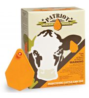 Patriot Insecticide Ear Tags, 20-bx product and packaging 414301