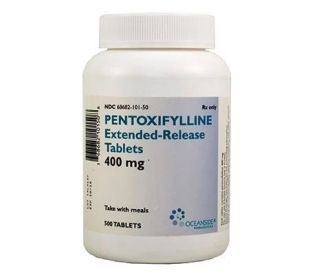 Pentoxifylline ER Tabs, 400 mg, 500 ct product contents 411873