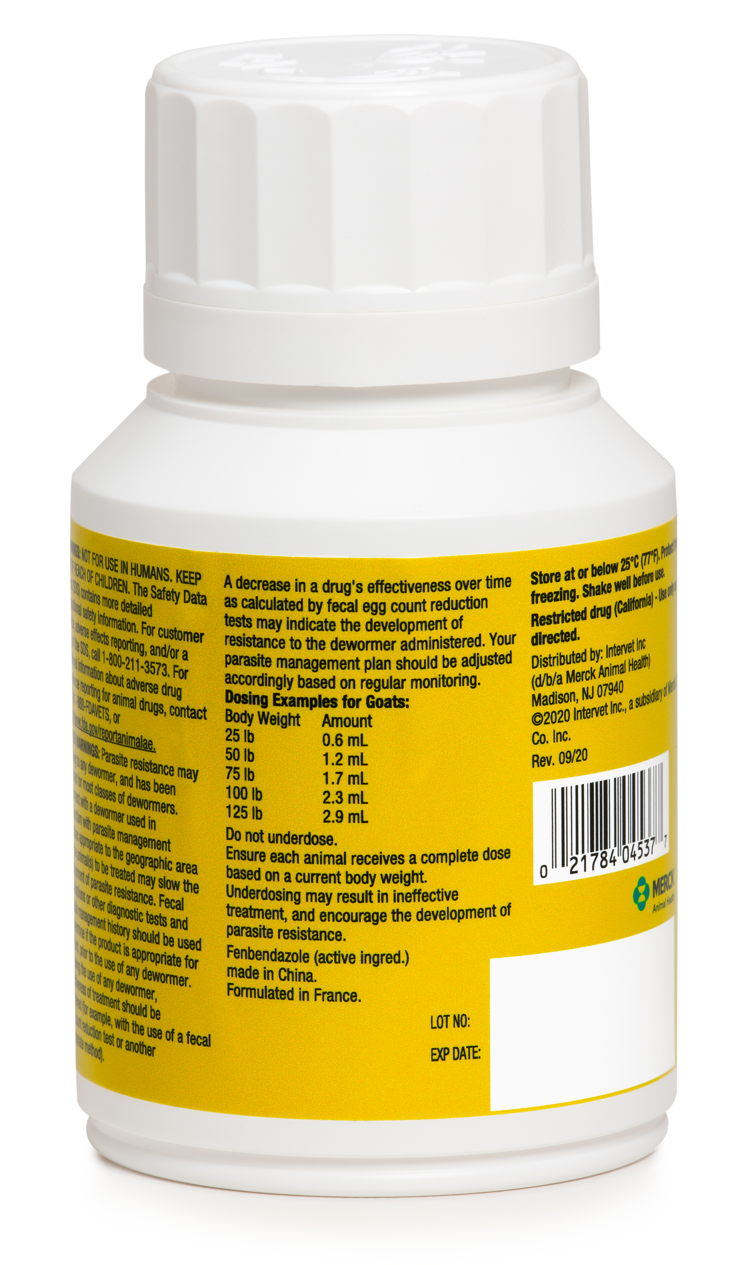 Safeguard dewormer for goats dosage 2024 for dogs