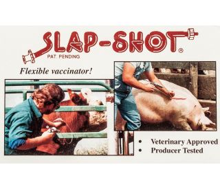 Slap Shot Flexible Vaccinator attaches to Syringe for Easy Injection Cattle Pigs 