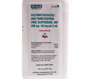 Sulfamethoxazole And Trimethoprim Oral Suspension, USP, 200, 46% OFF