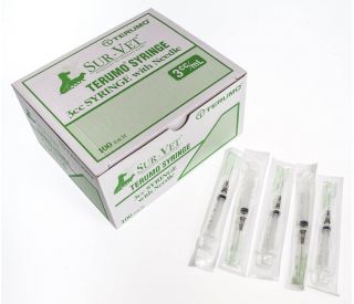 SUR-VET® Hypodermic Syringes with Needle, 3 cc