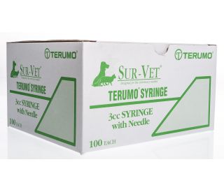 SUR-VET® Hypodermic Syringes with Needle, 3 cc