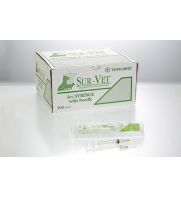 SUR-VET Hypodermic Syringes with removable needle, 1 cc LS TB