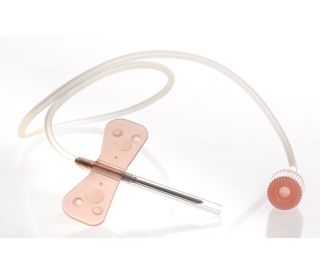 SURFLO Winged Infusion Set, 18G x 3-4" Thin Wall, 12" Tubing, 50-bx packaging 351575 