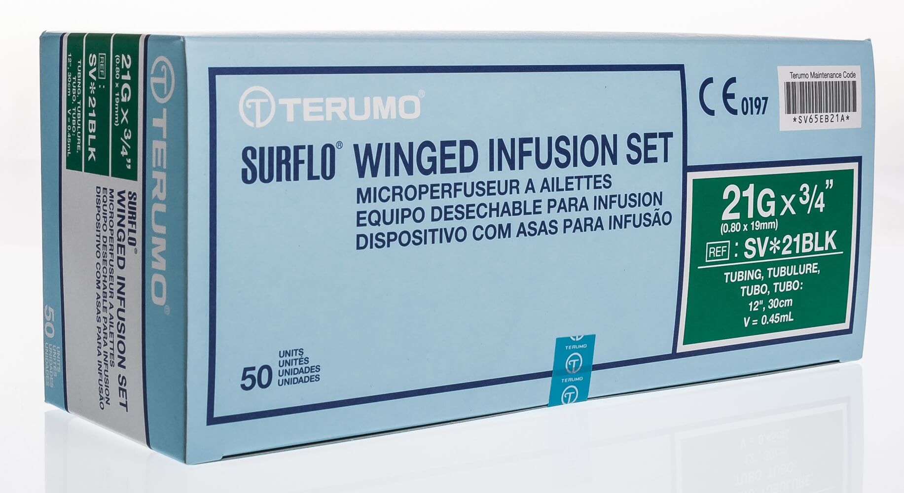 Winged Infusion Set 21 gauge 3/4 Needle 12 Line Box of 50 – ThrivingPets