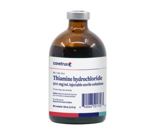 Thiamine B1 injectable, 500 mg-ml, 100 ml product contents 417106