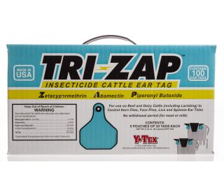 Tri-Zap Insecticide Cattle Ear Tags