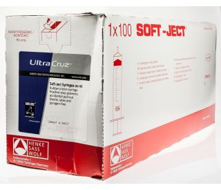 3-Part Soft-Ject Disposable Syringes, 20 ml Luer Slip Ecc (100-box) packaging 326292 