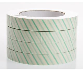 UltraCruz&reg; Autoclave Indicator Tape provides clear sterilization indicators with green stripes on a wh 