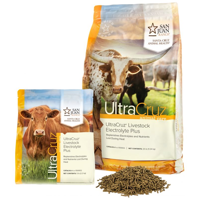 Electrolytes for Cattle, Goats, Sheep and Pigs, Pellet Supplement