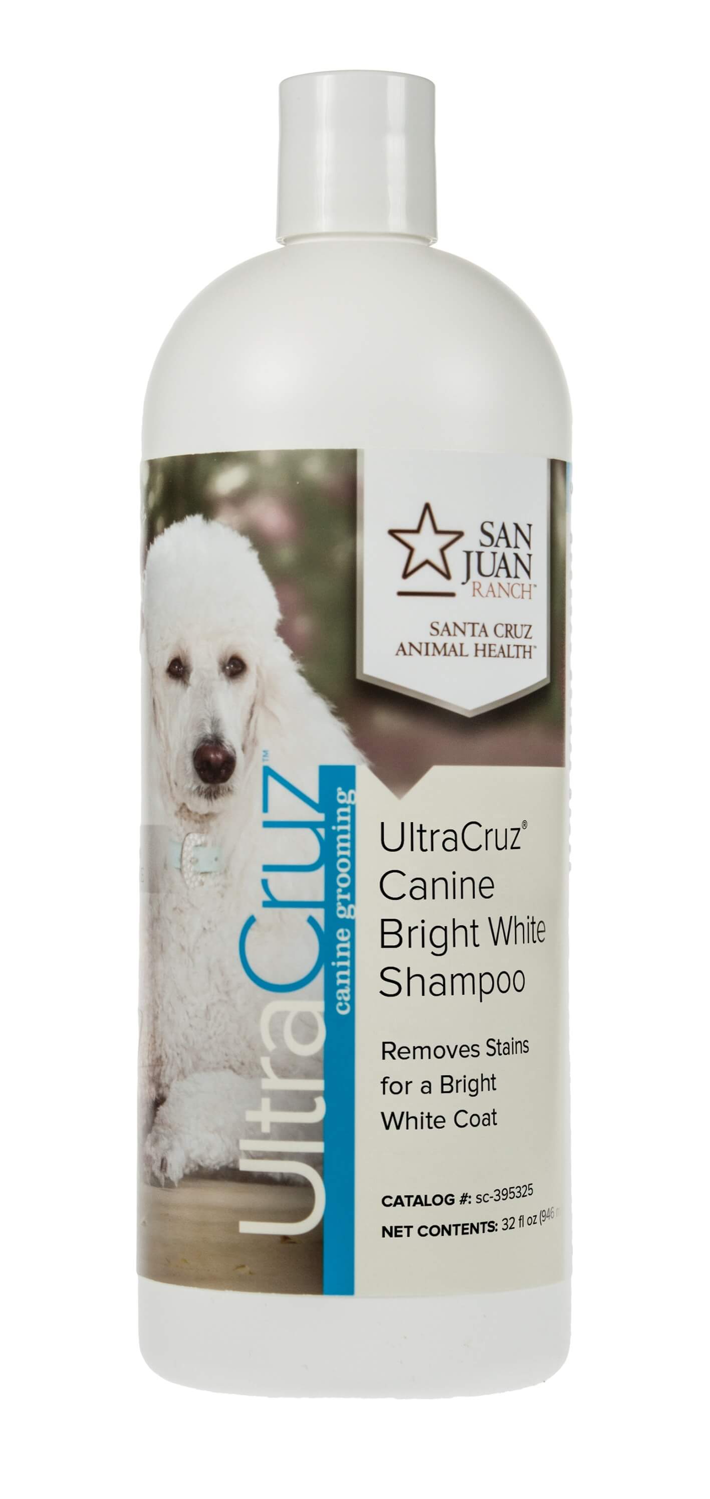 Canine Bright White Shampoo for Dogs UltraCruz Santa Cruz Animal Health