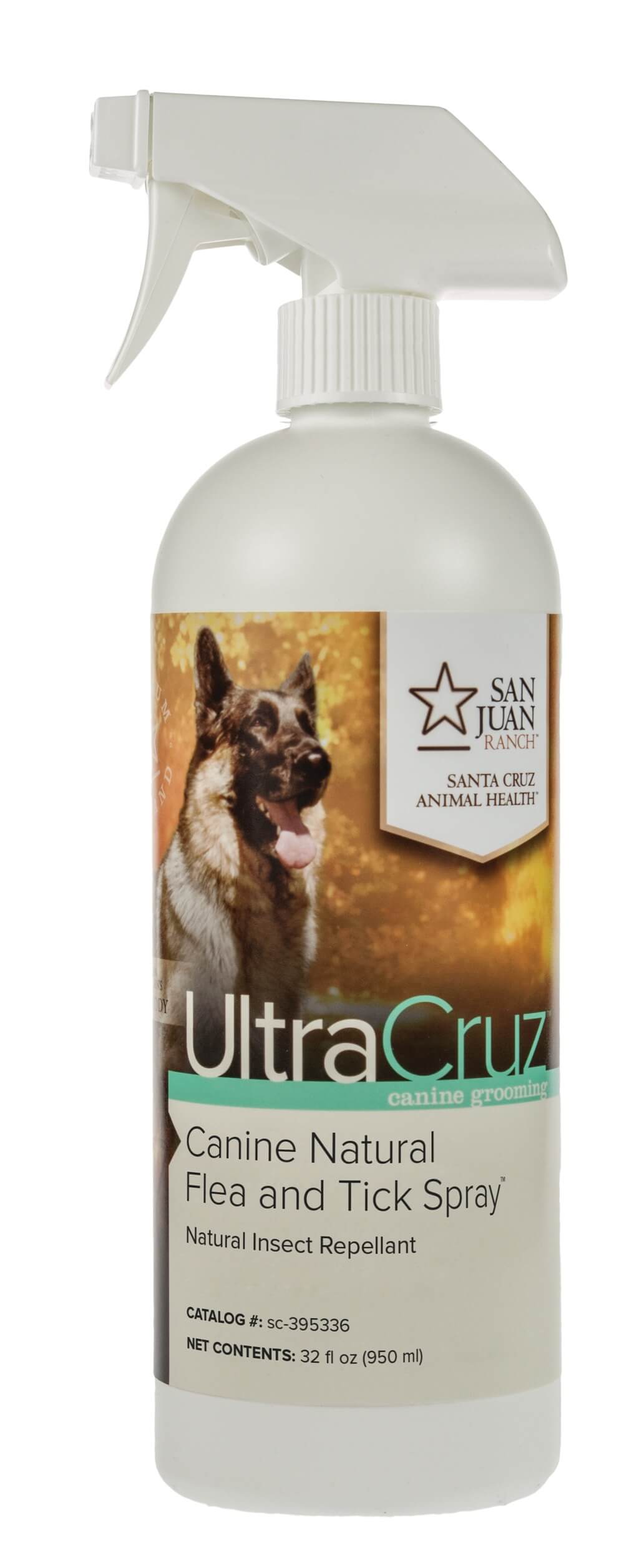UltraCruz Dog Natural Flea and Tick Spray 32 oz