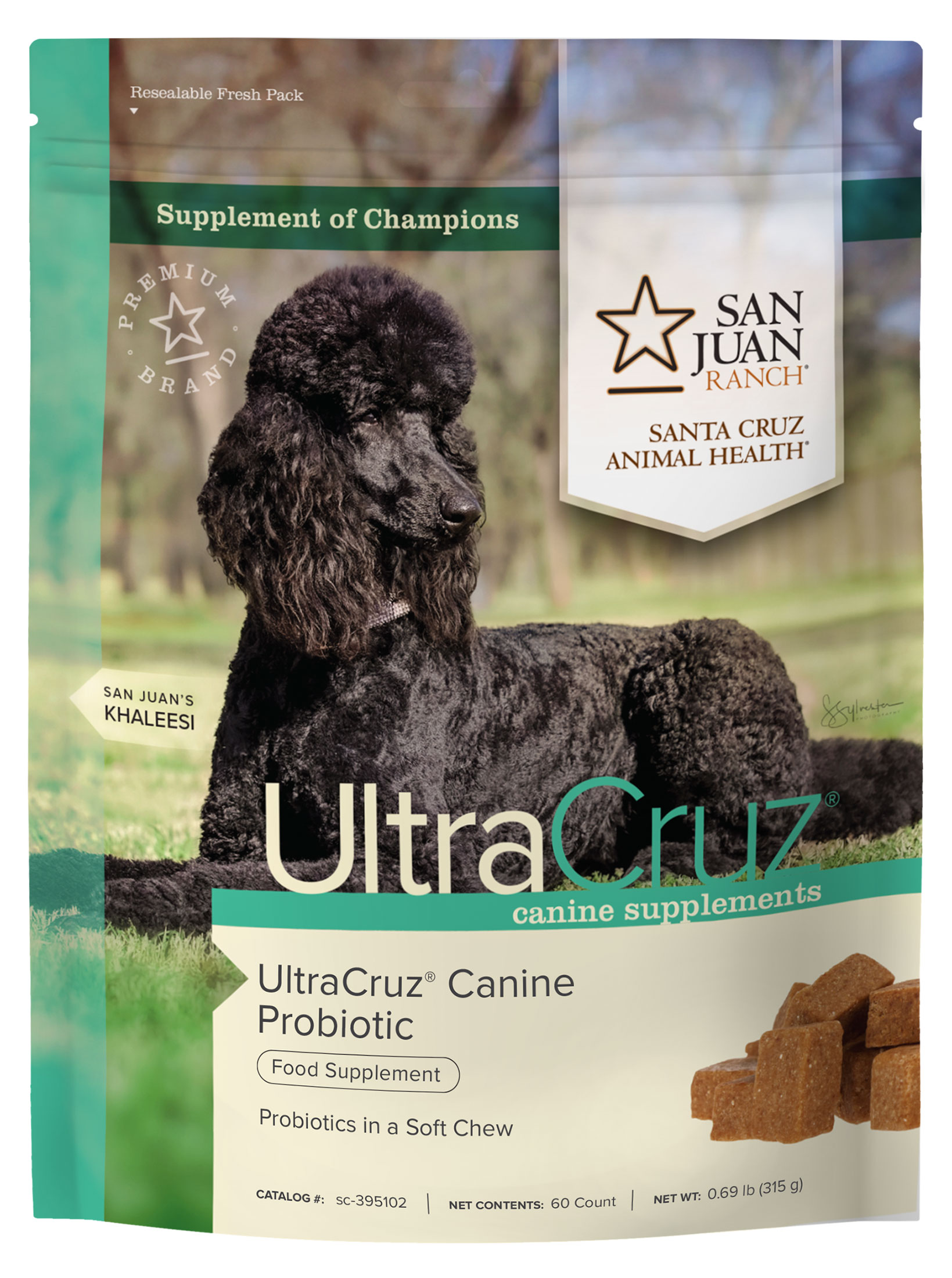 ドッグフード Saru Santastic Probiotics for Dogs Supplement – UltraCruz® | Santa Cruz Animal Health