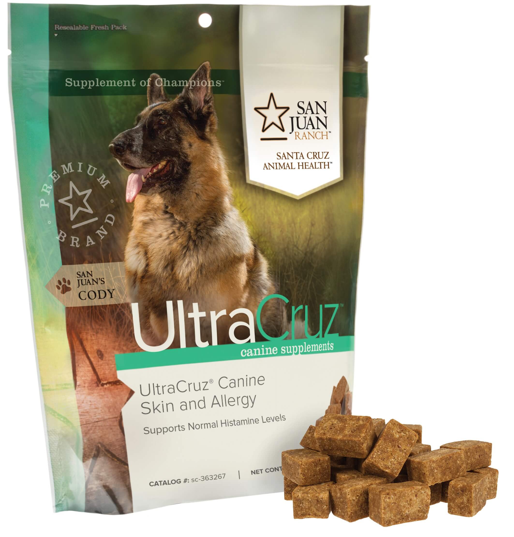 Dog Skin and Allergy Supplement UltraCruz Santa Cruz Animal